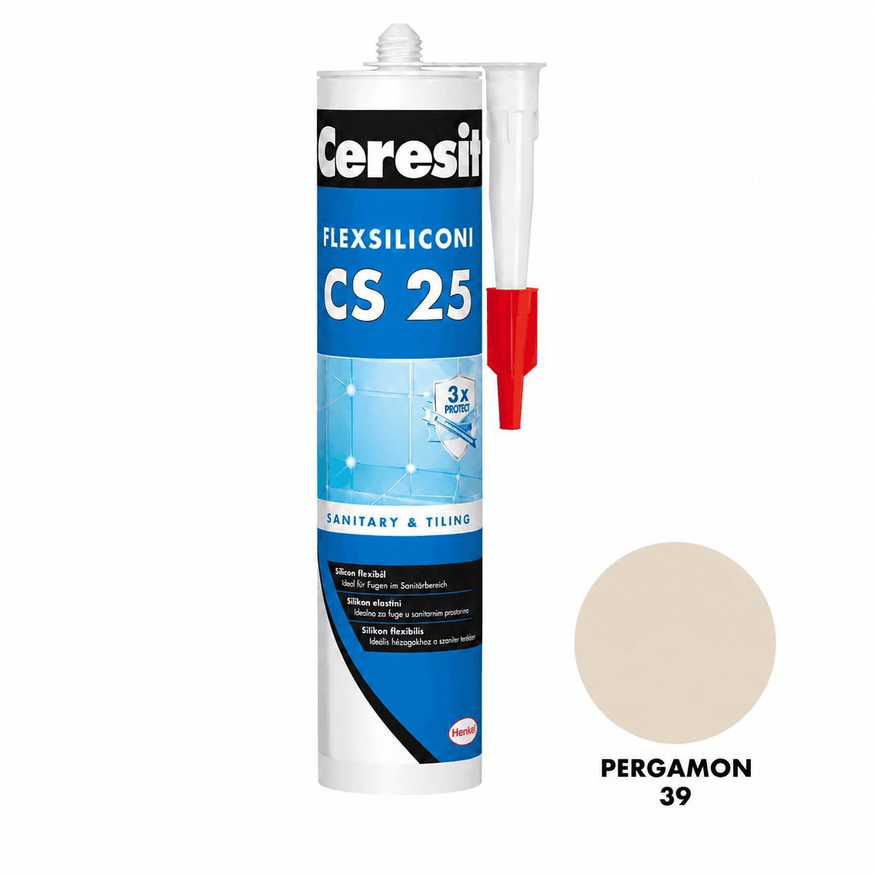 CERESIT CS25 pergament 39 SAN.SILIKON 280ml