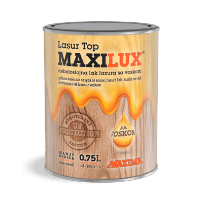 MAXIMA MAXILUX LASUR TOP 0,75 BEZBOJNA